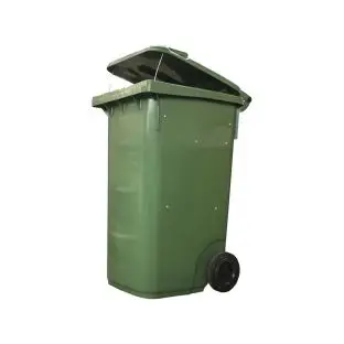 Staged Burning Wheelie Bin - Artificial fire